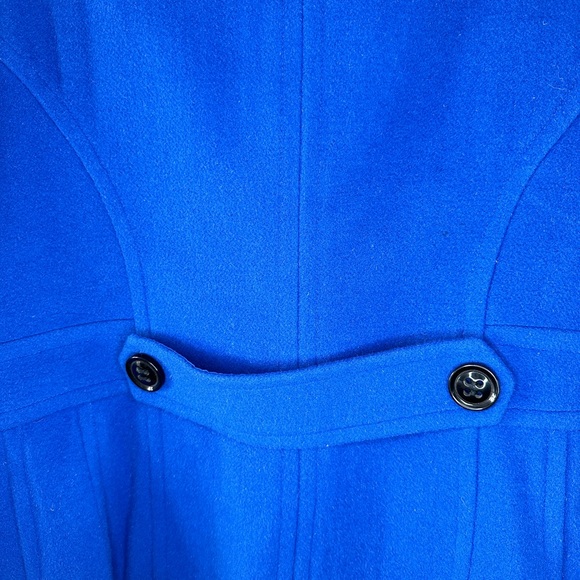 St. John’s Bay wool women’s peacoat in blue, size large - Picture 4 of 8